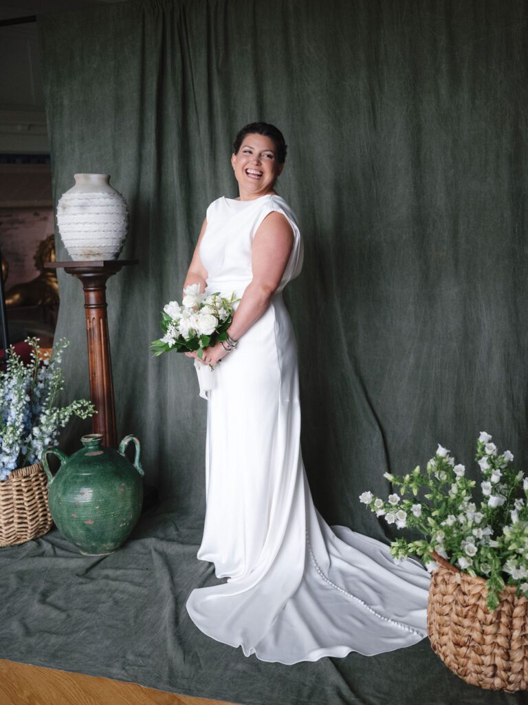 Eastern Shore, Maryland Outdoor Wedding Rain Plan, Indoor Portrait Studio for Couple and Wedding Party Photos