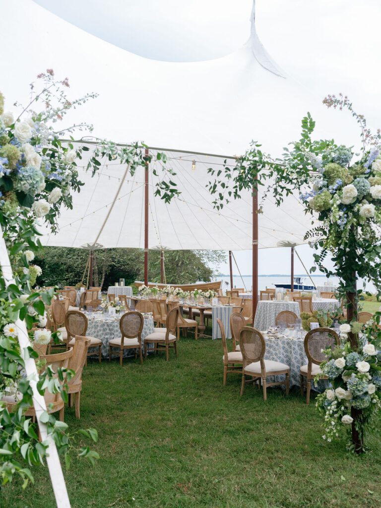 Eastern Shore, Maryland Tented Wedding Rain Plan